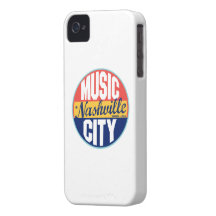 Nashville Vintage Label iPhone 4 Cases