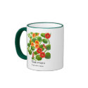 Nasturtium Botanical Art Mug