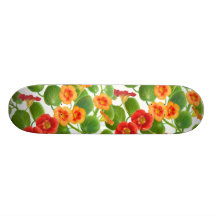 Nasturtium Flower Vines Skateboard
