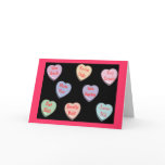 Nasty Candy Heart Messages Velentine's Day Card