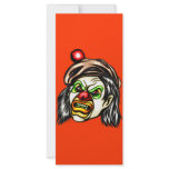 Nasty Evil Clown rack cards