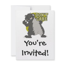 NASTY HONEY BADGER DONT CARE INVITES