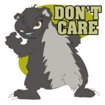 NASTY HONEY BADGER DONT CARE PHOTO CUT OUTS