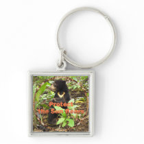 NATALIE PROTECT THE SUN BEARS KEYRING KEY CHAIN
