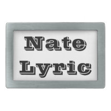 NateLyric Belt Buckles