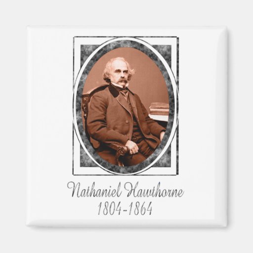 Nathaniel Hawthorne Fridge Magnet