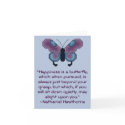 Nathaniel Hawthorne Happiness Quote Card