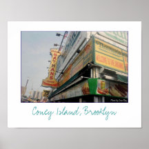 Nathan's Famous Hot Dogs Poster