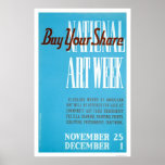 National Art Week 1938 WPA posters