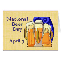 National Beer Day April 7 Card