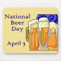 National Beer Day April 7 Mouse Pads