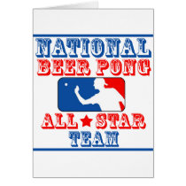 National Beer Pong Team Cards
