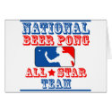 National Beer Pong Team cards