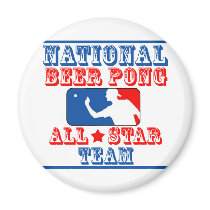 National Beer Pong Team Magnet
