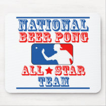 National Beer Pong Team Mouse Mats