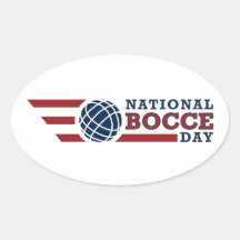 National Bocce Day Sticker