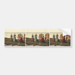 National costume, Helgoland girls, Helgoland, Germ Bumper Sticker