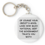 national debt keychains