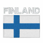 National Flag of Finland embroidered shirts