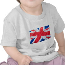 National Flag Of Great Britain Tshirts