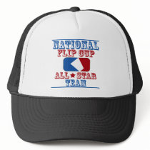 national flip cup champion mesh hats