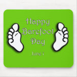 National Go Barefoot Day June 1 Mouse Pads