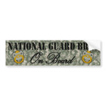 National Guard Brat On Board (Window Sticker) bumper stickers