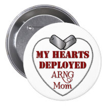 National Guard Mum, My Hearts Deployed buttons