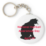 National Hairball Awareness Day keychains