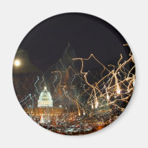 National Mall celebrating holiday photo Fridge Magnet