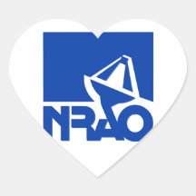 National Radio Astronomy Observatory Heart Sticker