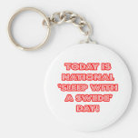 National 'Sleep With a Swede' Day Keychains