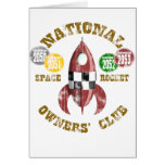 National Space Rocket Owners Club Greeting Card