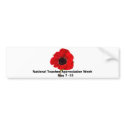 National Teacher Appreciation Week      May 7 -12 bumper stickers