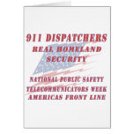 National Telecommunicators Week Americas Front Lin Greeting Card