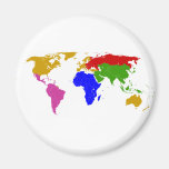 nations grouped refrigerator magnet