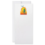 Native Aboriginal in front of a gold sun Personalized Rack Card