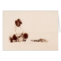Native Alaskan Greeting Card