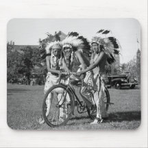 Native American Boys, 1930s Mouse Pad