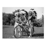 Native American Boys, 1930s Post Cards
