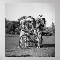 Native American Boys, 1930s Print