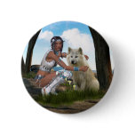Native American Button