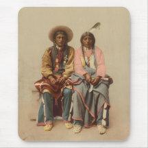 Native American Couple, 1899 Mouse Pad