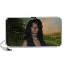 Native American Doodle Portable Speakers