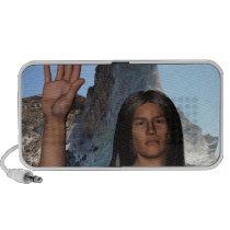 Native American Doodle Travel Speaker