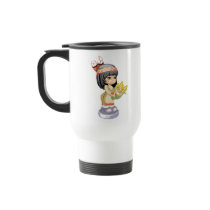 Native American Girl Travel Mug