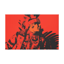Native American Heritage large canvas print