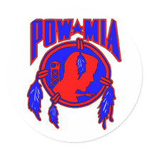 Native American Indian POW-MIA Stickers