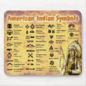 Native American Indian Symbols mousepads