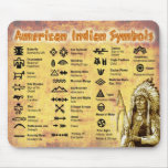 Native American Indian Symbols mousepads